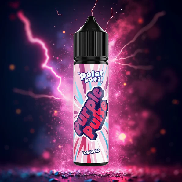 POLAR POPZ 60ML PURPLE PULSE LONG FILL