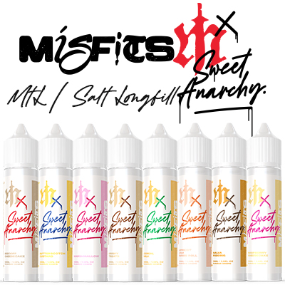 International - Misfits x Sweet Anarchy - Krispy Treats MTL/Salt Longfill Flavour Drops 60ml
