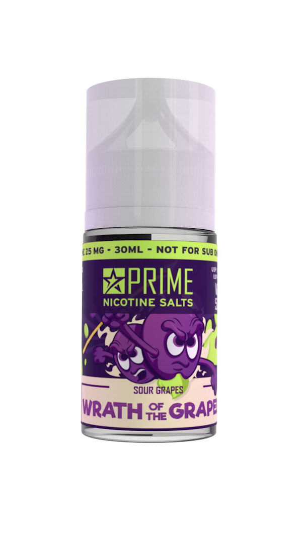 Local - Prime Wrath of the Grapes Nic Salts 25mg 30ml