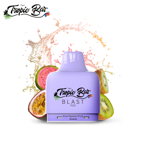 TROPIC BAR BLAST Pod - Kiwi Passion Fruit Guava