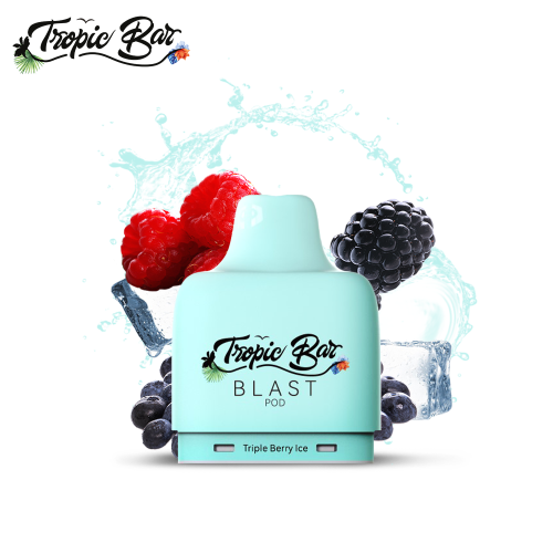 TROPIC BAR BLAST Pod - Triple Berry Ice