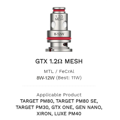 Vaporesso GTX Mesh Coil - 1.2ohm